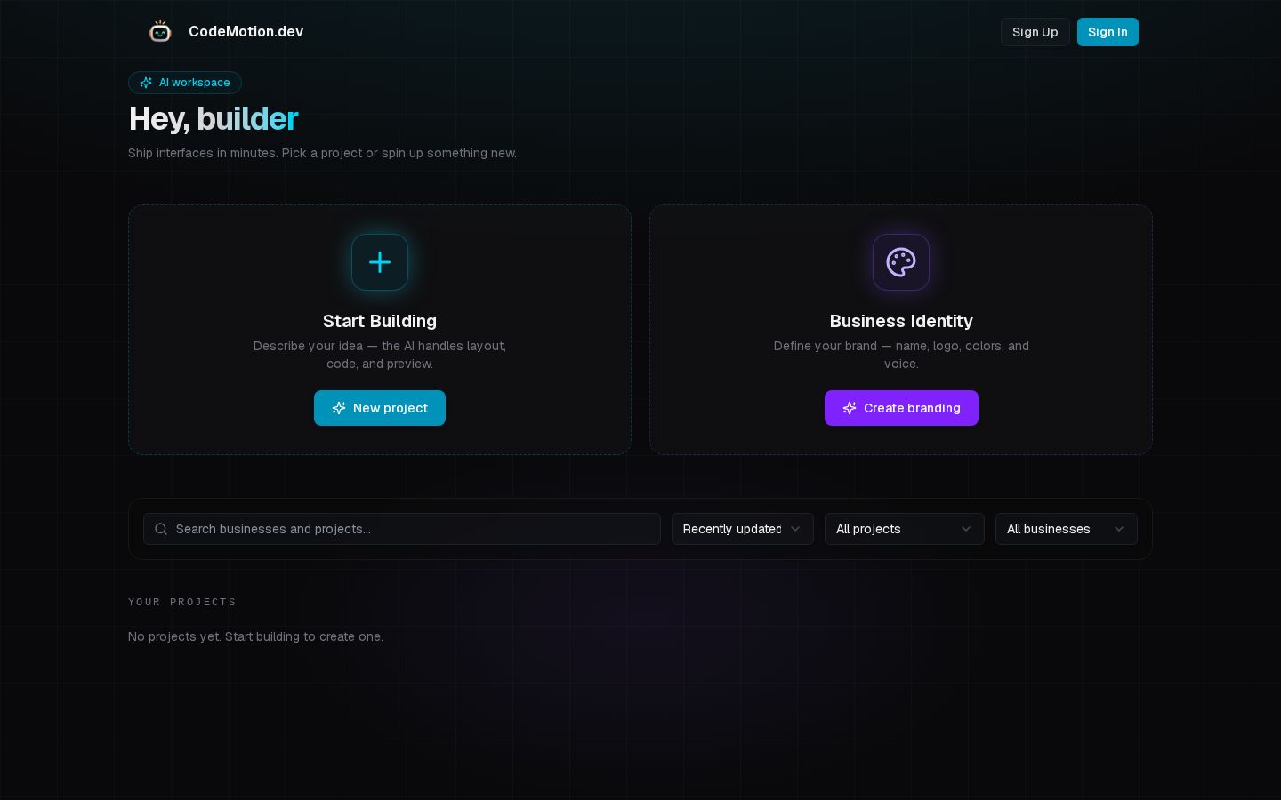 CodeMotion preview